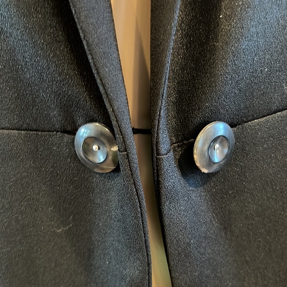 J Brand Black Crystal Crepe Tilda Jacket/ Blazer - Picture 2 of 5